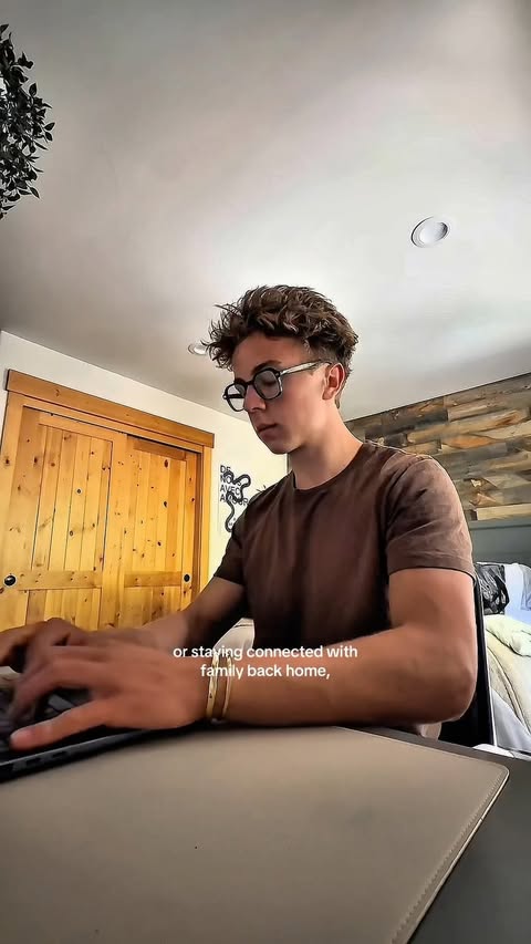 Instagram post by @colesvnford for Xfinity. Caption reads: #XfinityPartner Packing for college means [...].