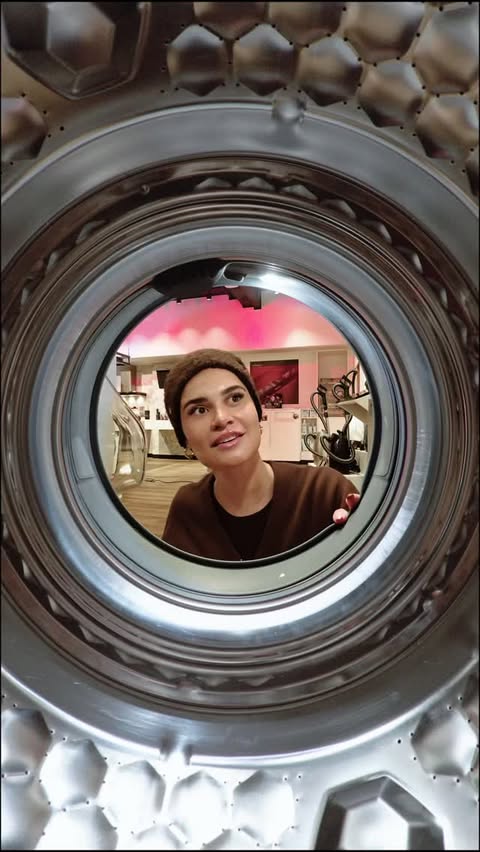 Instagram post by @racheljohn for Miele. Caption reads: @racheljohn’s shorts have been through enough. The....