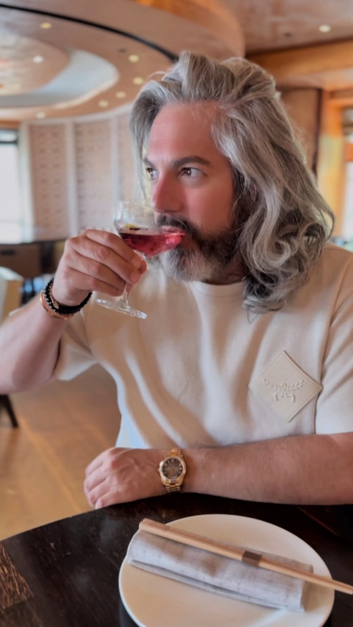 Instagram post by @therealoeckerli for Mandarin Oriental. Caption reads: Meet me at Mandarin Oriental - Saturday Brunch....