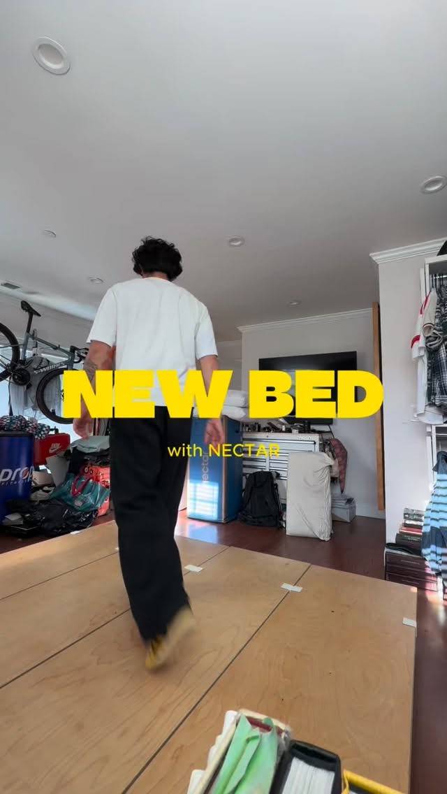 Instagram post by @jacob.zlobinsky for Nectar Sleep. Caption reads: haven’t had the best sleep until now. got a new....