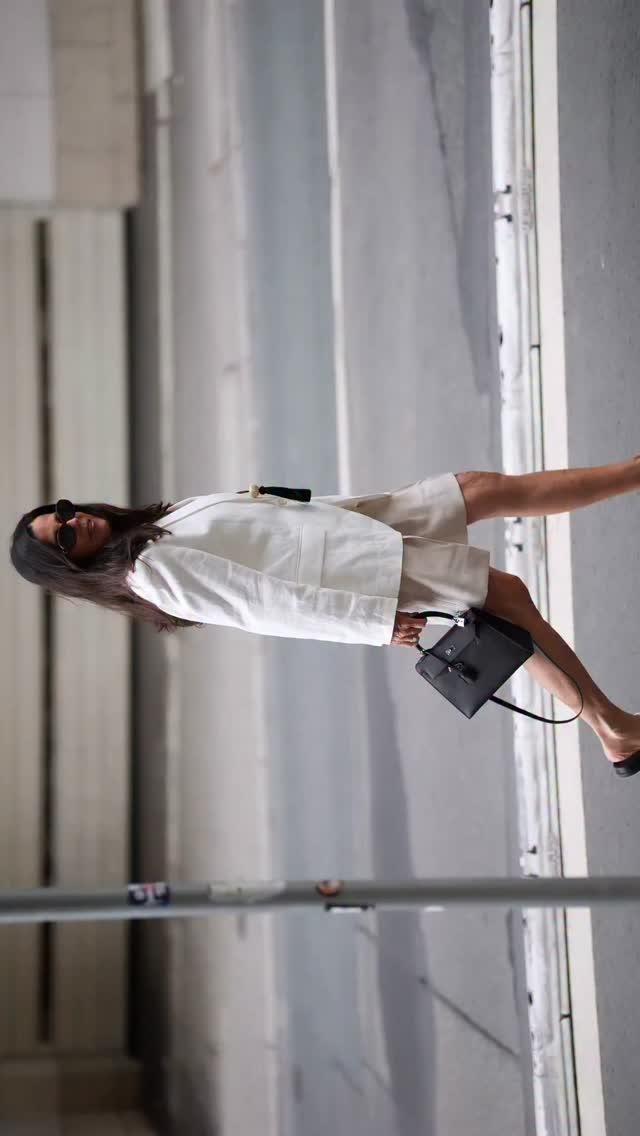 Instagram post by @angelika__hanel for Women's Health. Caption reads: Some warmer fall days are made for linen, light....