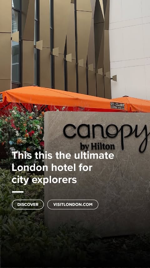 Instagram post by @canopylondoncity for VISIT LONDON. Caption reads: [...] London City #LondonMakesItPossible....