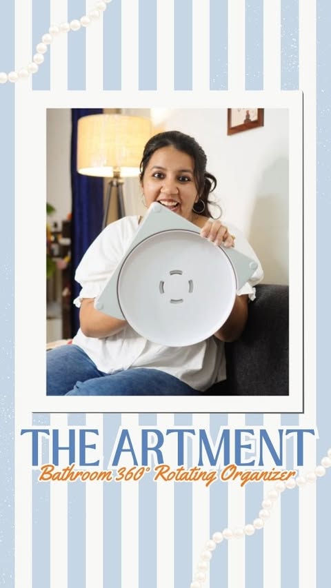 Instagram post by @the_perky_mom for The Artment. Caption reads: That one bathroom corner that never stays....