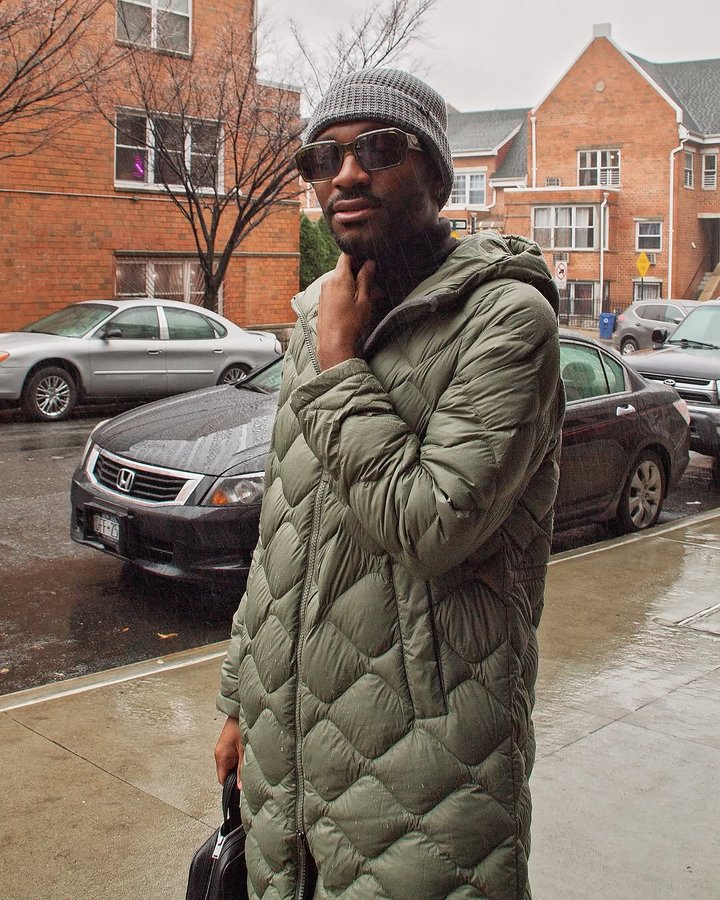 Instagram post by @moorehisstyle for Eddie Bauer. Caption reads: #ad The rain is no match for @eddiebauer’s shaw....