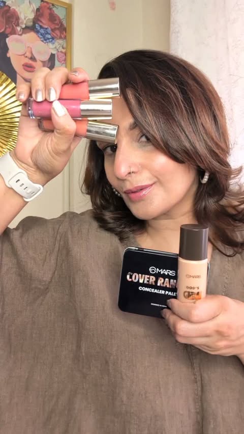 Instagram post by @payalvshankar for MARS Cosmetics. Caption reads: [...] #healthyskin #makeuproutine | Mars Cosmetics....