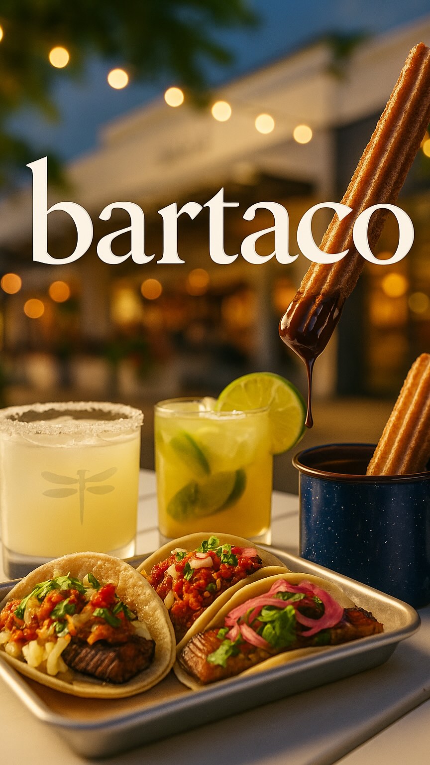 Instagram post by @dcdrinksandeats for bartaco. Caption reads: 🥶 The temps are dropping, but @bartacolife’s fall....