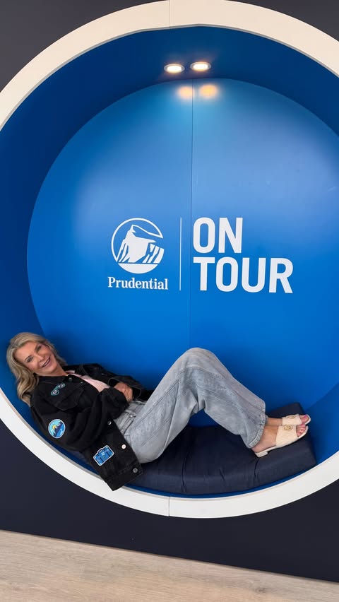 Instagram post by @joan_vassos for Prudential. Caption reads: [...] now—and go after what’s next. #ad....
