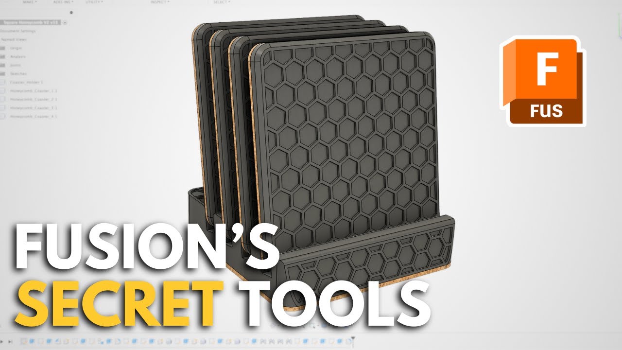 YouTube post by @tyridings for Shaper Tools. Caption reads: Your Parts in Fusion Deserve These Tools.