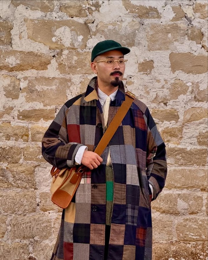 Instagram post by @yanai.jun1 for Palace Skateboards. Caption reads: ・
2025 Fall&Winter BEAMS PLUS....