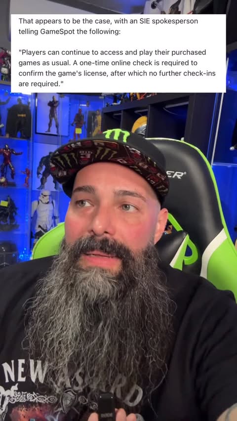 Instagram post by @elgiga947 for Monster Energy. Caption reads: [...] via Gamespot. Comenten @monsterenergy....