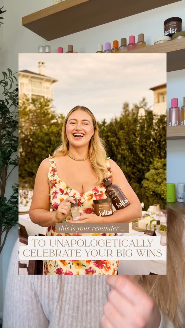 Instagram post by @iskra for Saltair. Caption reads: Launching @saltair was a dream. But dreams need....