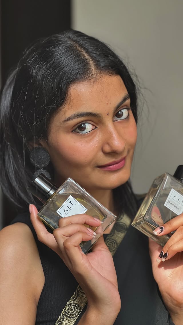 Instagram post by @j4nhhv1 for ALT. Fragrances. Caption reads: [...] I got these amazing perfumes from....