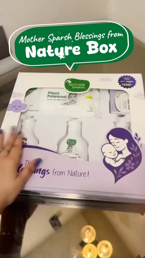 Instagram post by @junior_kachela for Mother Sparsh. Caption reads: [...] pure as your love for your baby. The Mother....