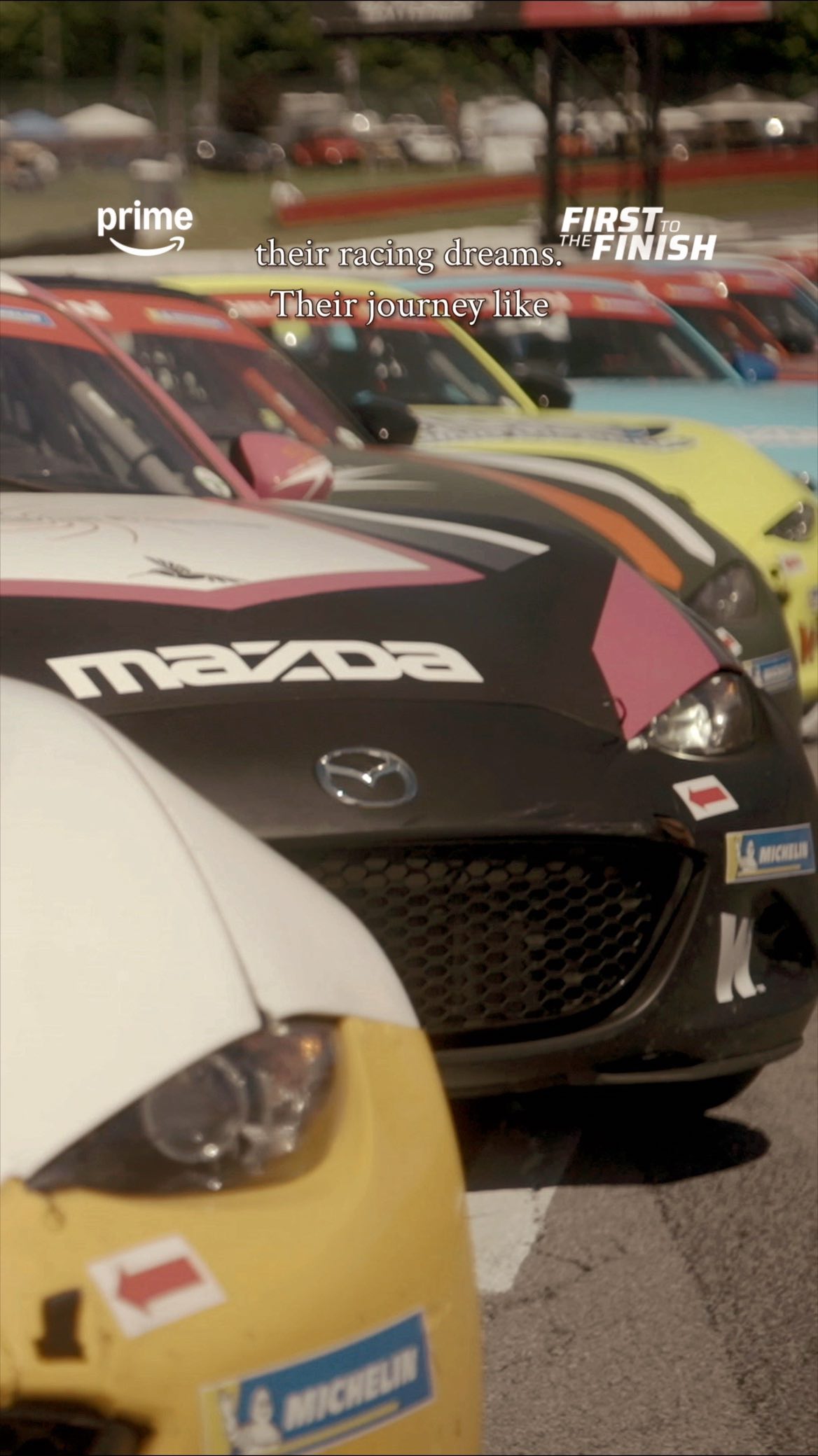 Instagram post by @lldrifts for Mazda USA. Caption reads: Racing is more than speed, it’s resilience. Watch....