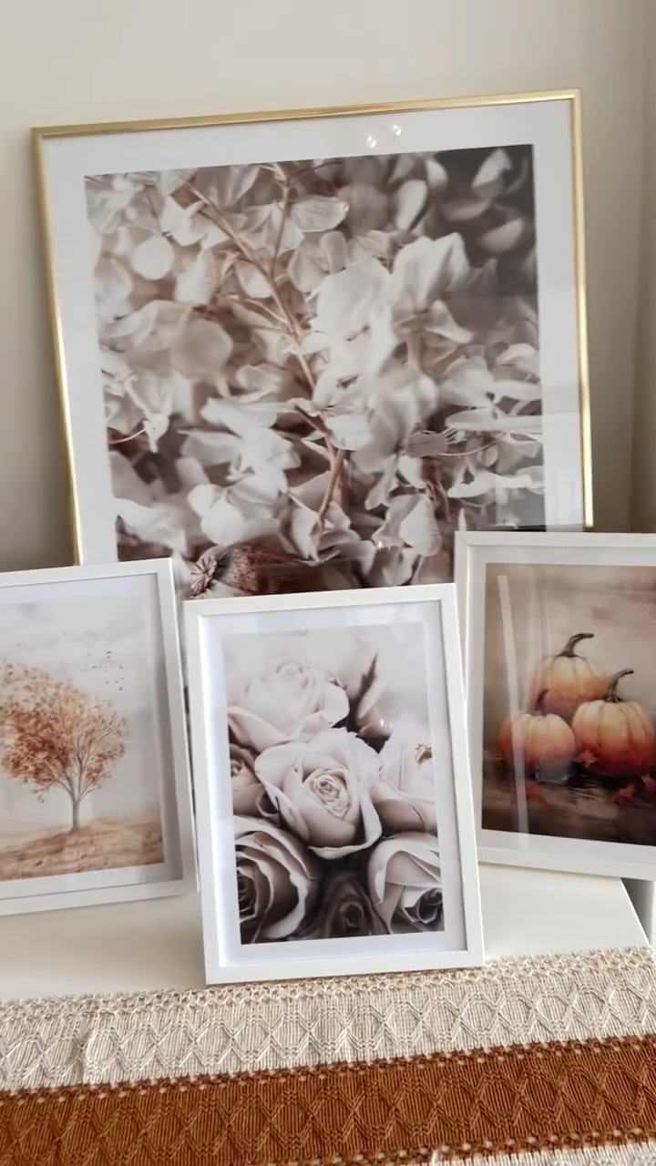 Instagram post by @shaz.addict for Gallerix. Caption reads: [...] be gifted some gorgeous prints and frames....