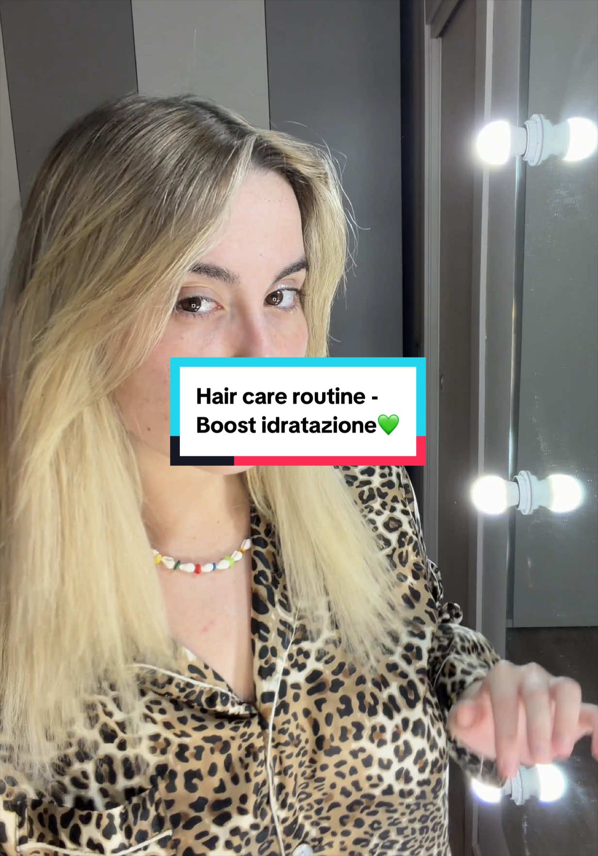 TikTok post by @giorgerellando for garnieritalia. Caption reads: [...] care routine - Boost idratazione💚....