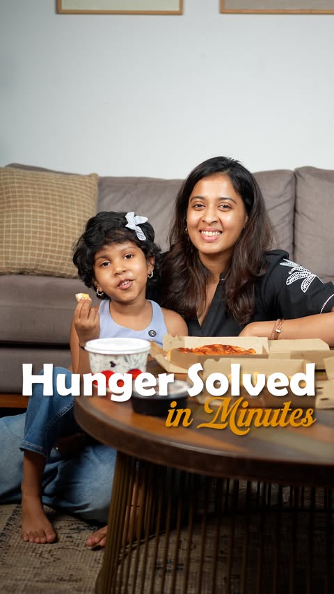 Instagram post by @yaasvee for Zomato. Caption reads: [...] to settle for one thing… but not today.....