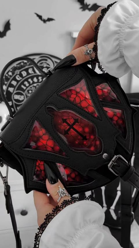 Instagram post by @_mystic_moon_witch for Restyle.pl. Caption reads: [...] . . 🌿 All Bags 15% OFF: MYSTIC from....