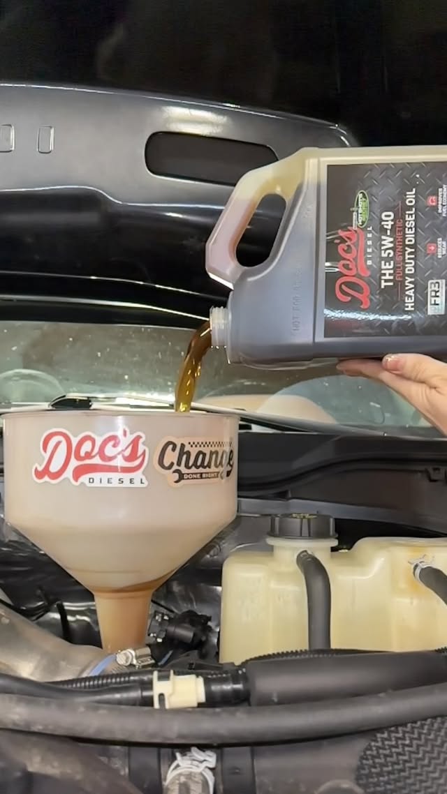 Instagram post by @diesel.proof for Doc's Diesel. Caption reads: [...] maintenance a little less painful!....