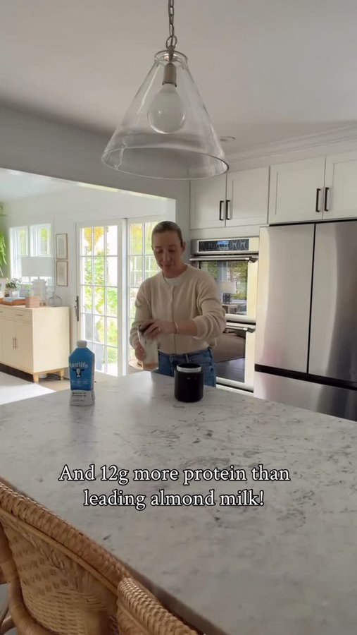 Instagram post by @lemonstripes for fairlife. Caption reads: That after-school hunger (slash hanger) hits hard....