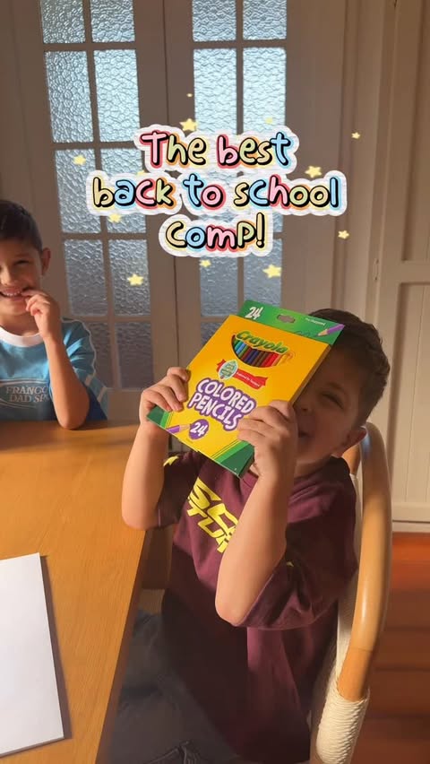 Instagram post by @sapphiroula_ for Crayola. Caption reads: [...] at home. Right now, when you buy any Crayola....