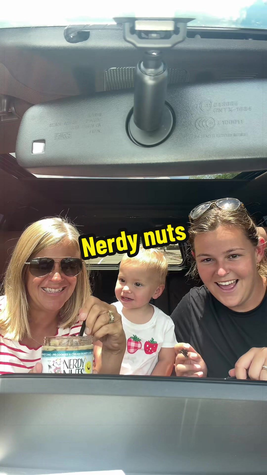 TikTok post by @floridamomof3 for Nerdy Nuts. Caption reads: This NEW @Nerdy Nuts Shop flavor drops tonight @ 7....