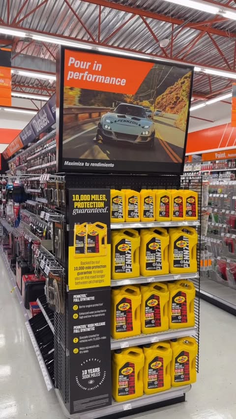 Instagram post by @jonny.grunwald for PENNZOIL. Caption reads: 2026 marks my 5th year partnered with @Pennzoil,....