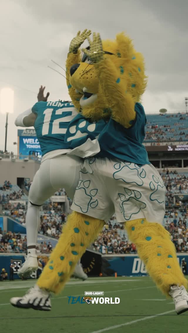Instagram post by @thejaxsondeville for Bud Light. Caption reads: JAGS FOOTBALL IS SO BACK

#TealWorld | @budlight.