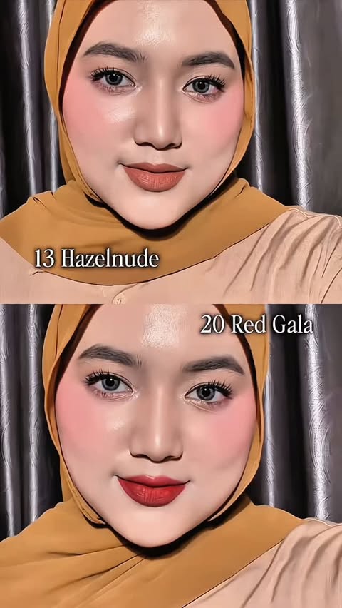 Instagram post by @dwiffahraherz for Implora. Caption reads: [...] mana? 13 Hazelnude atau 20 Red Gala? 👀....