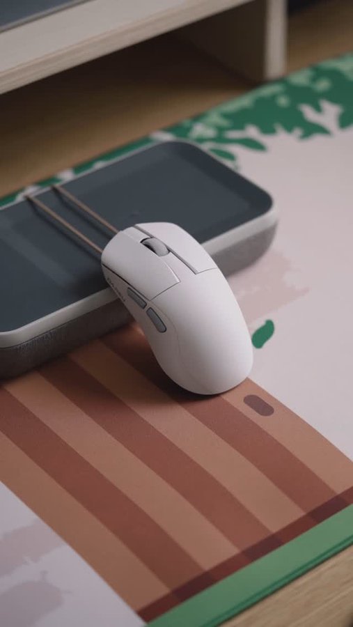 Instagram post by @captain.sterling for DAREU. Caption reads: [...] first lightweight mouse 😳 This is the....