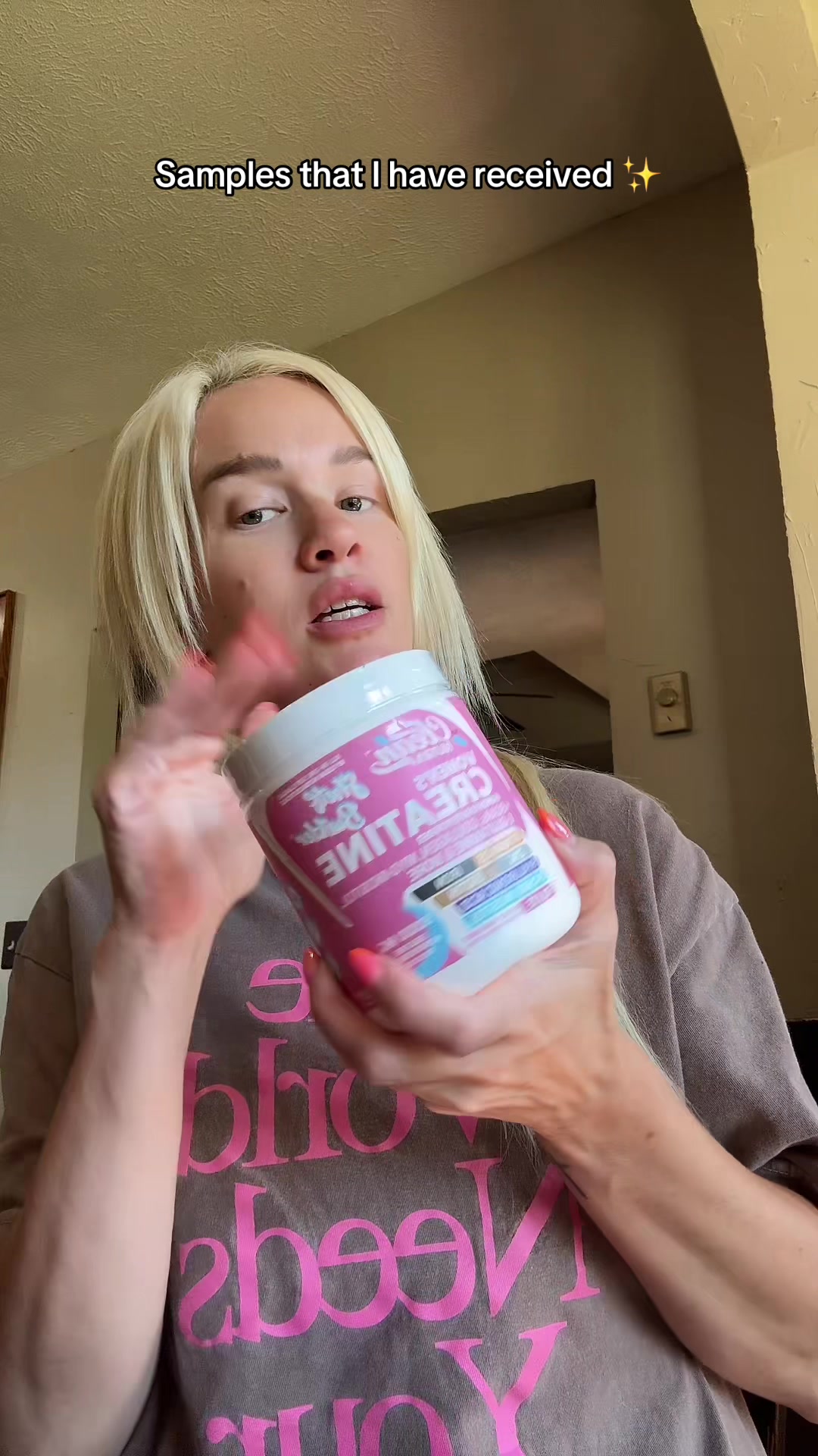 TikTok post by @taymallo for Clean Nutraceuticals. Caption reads: Thank you @Clean Nutraceuticals can’t wait to try....