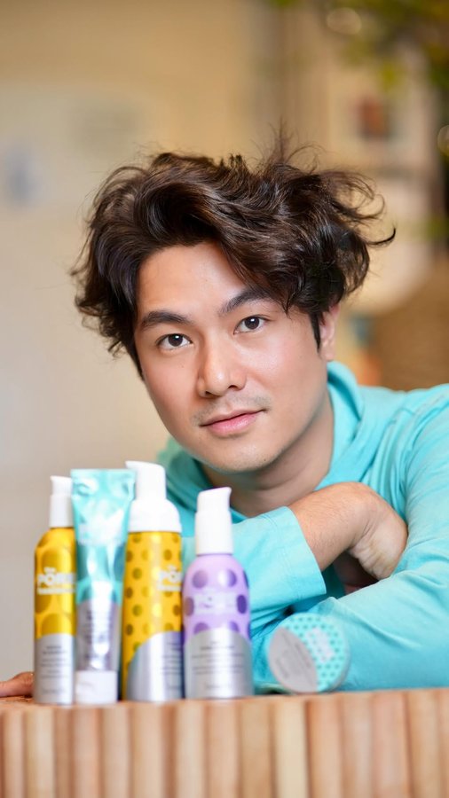 Instagram post by @jakegalvez for Benefit Cosmetics Philippines. Caption reads: Say hello to smooth, radiant skin with @benefitph....