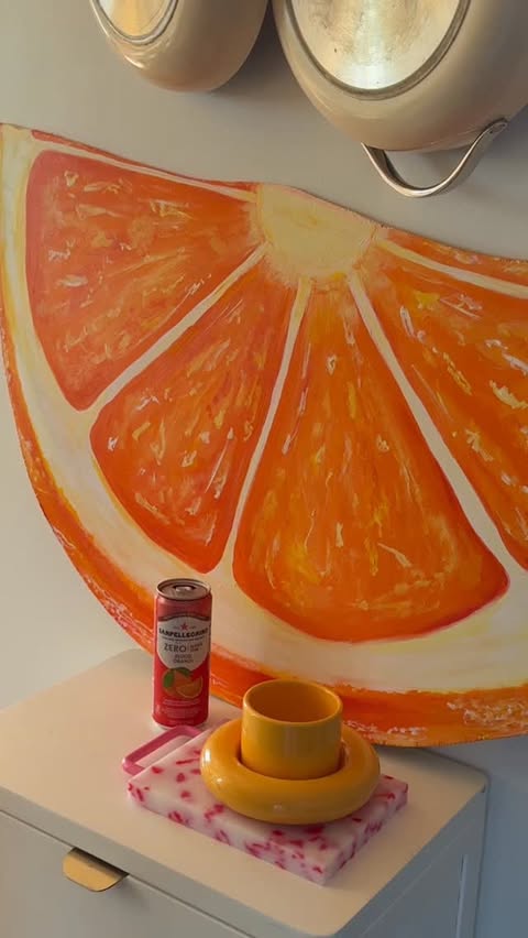 Instagram post by @daniklaric for Sanpellegrino. Caption reads: the more color, the better 🧡 An easy way to....