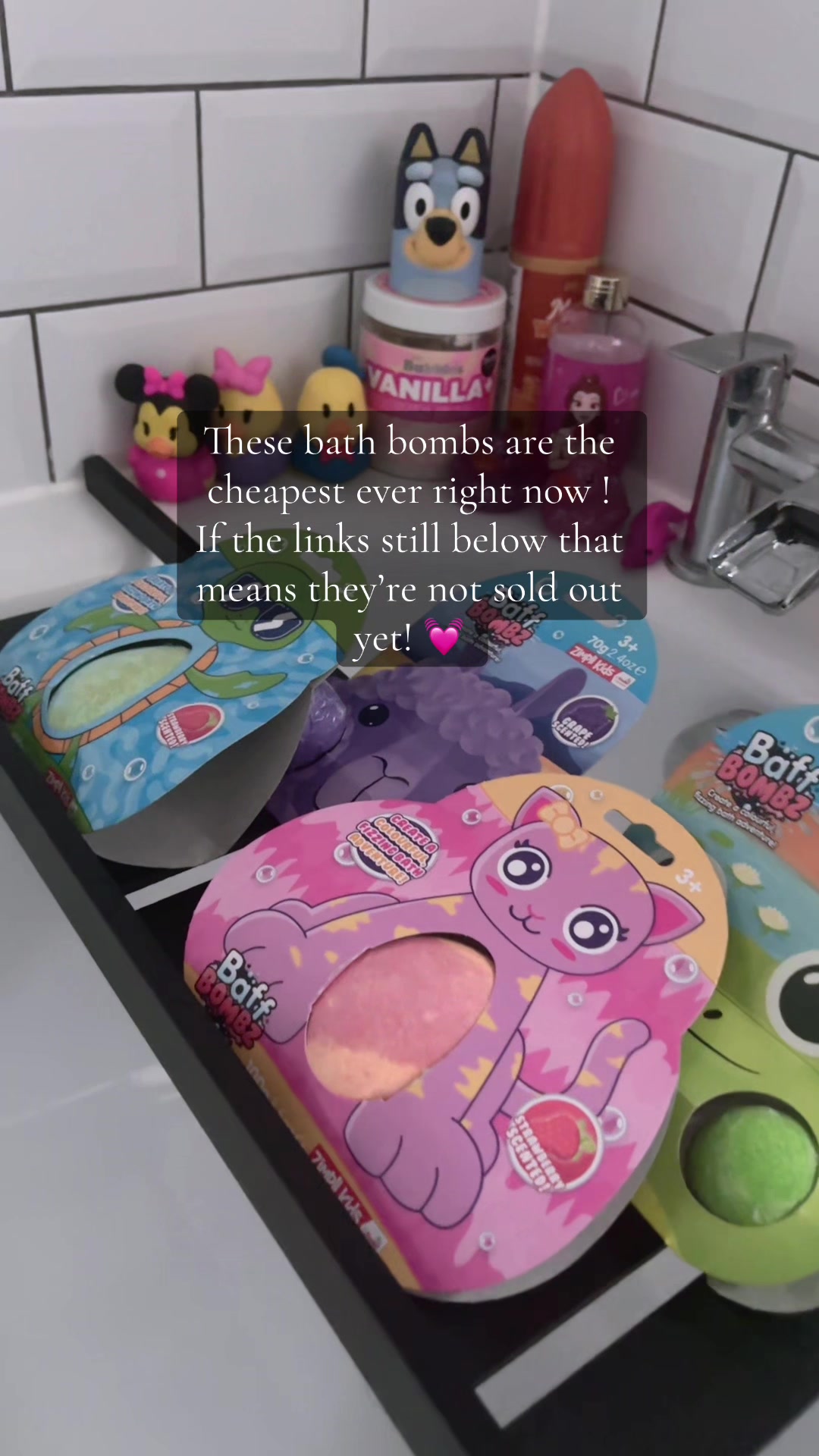 TikTok post by @raisingthreelittlesx for Zimpli Kids. Caption reads: My girls favourite treats 💓💓💓 @Zimpli Kids....