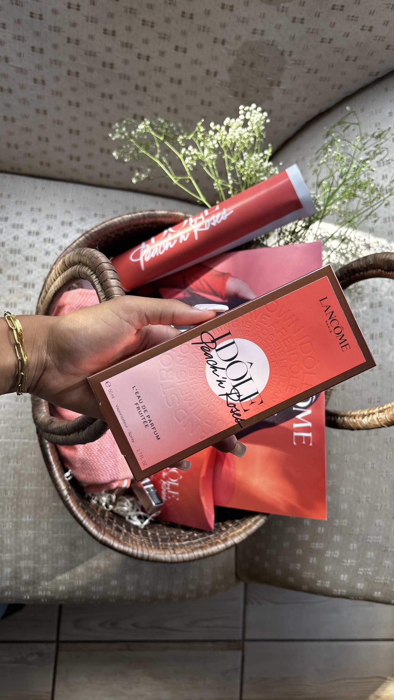 TikTok post by @lala.nduvane for Humanz. Caption reads: [...] so obsessed with HER @Lancôme @Humanz Africa....