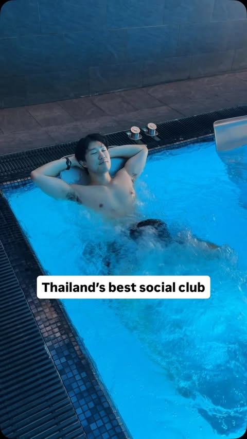 Instagram post by @impaullee for Virgin Active. Caption reads: [...] Thailands best social wellness club!....