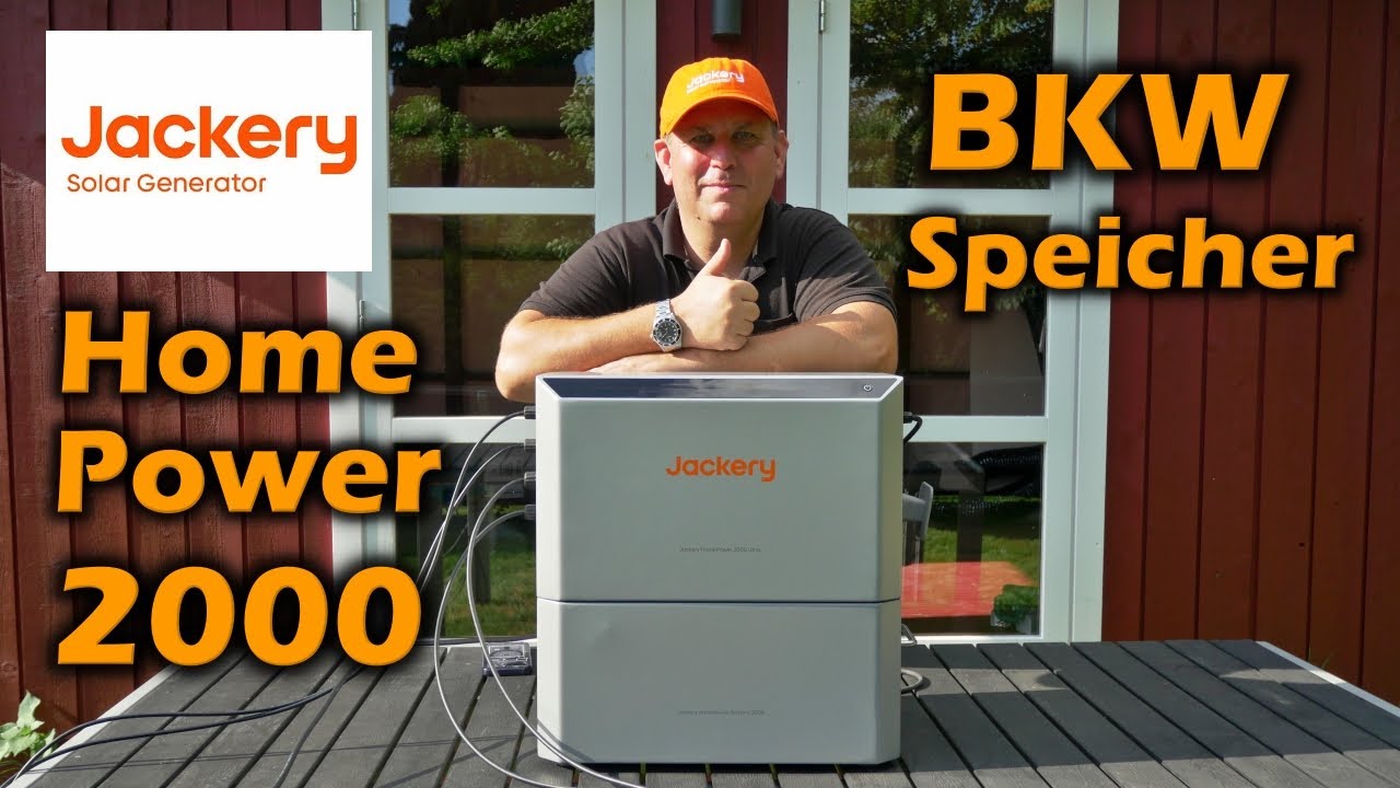 YouTube post by @marctestet for Jackery. Caption reads: Jackery has released a great new storage unit....