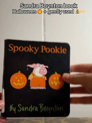 TikTok post by @kysdealsandsteals for ThriftBooks. Caption reads: [...] ship too! Such a cute Halloween book!....