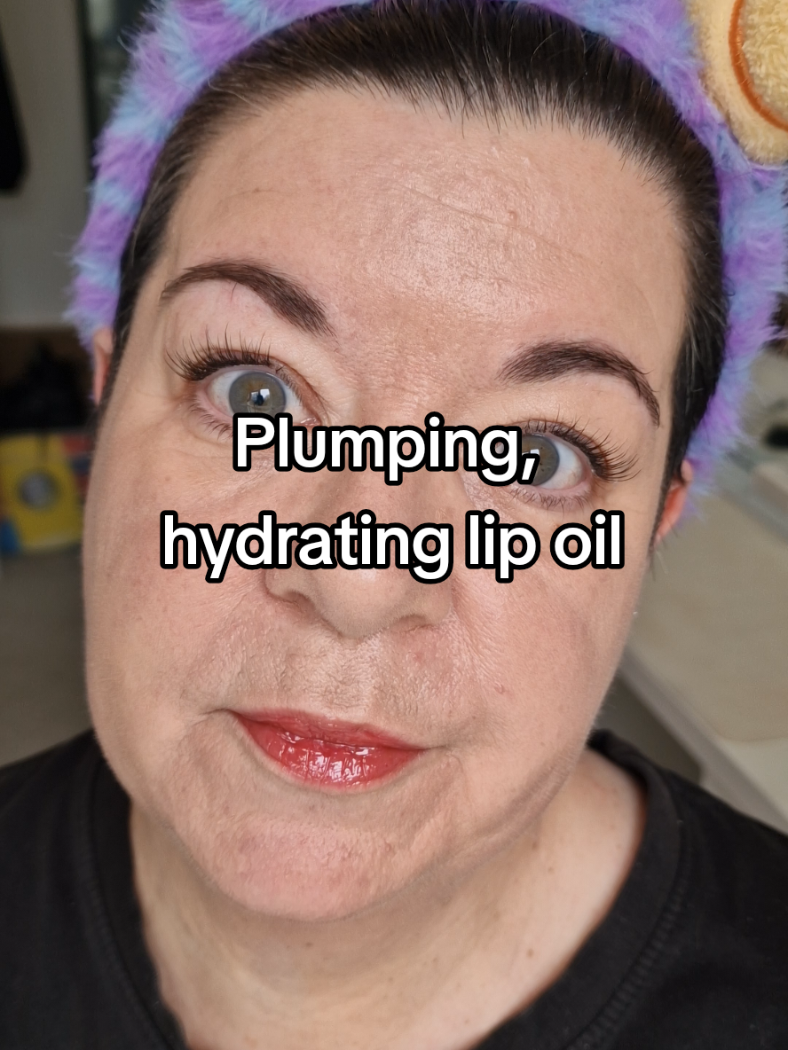 TikTok post by @angela.hawkins for Chillab. Caption reads: CHILLAB lip oil is perfect if you want [...].
