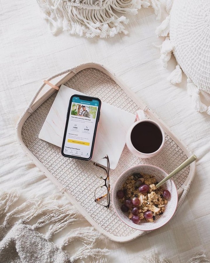 Instagram post by @thewalkerways for Optus. Caption reads: [...] I’ve discovered that those of us who are....