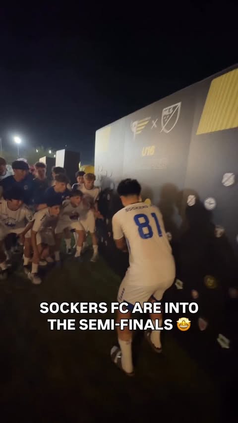 Instagram post by @risingballersusa for Major League Soccer. Caption reads: Scenes at MLS NEXT Fest as Sockers FC win 5-4 on....