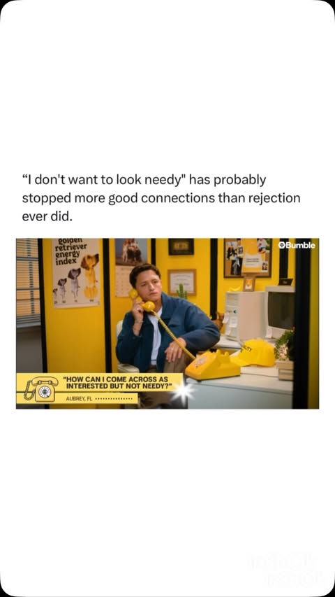 Instagram post by @pun_bible for Bumble. Caption reads: Watch the full episode on Bumble’s YouTube....