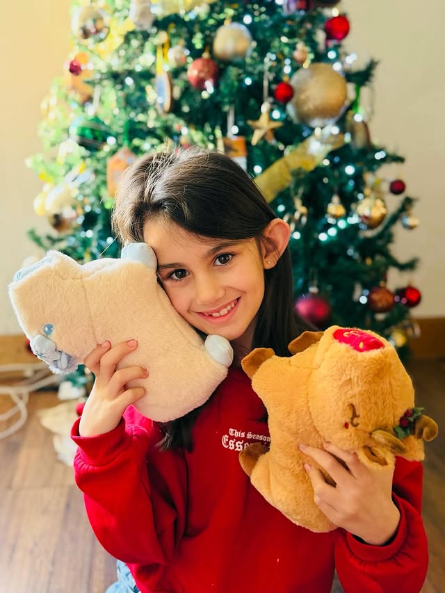 Instagram post by @mamadoitblog for Capy Era. Caption reads: [...] Capy-Christmas 

When Santa brings you....