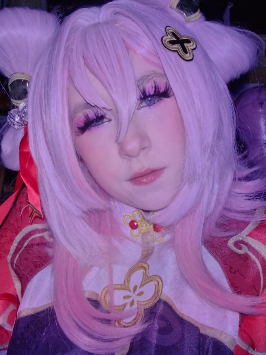 TikTok post by @violet..requiem for dokidokicosplay. Caption reads: For literally any of the pretty ladies she loves....