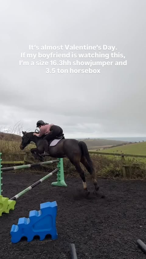 Instagram post by @canterring for Shires Equestrian. Caption reads: What about you?🤭☺️ (Gifted items ad) Take me back....