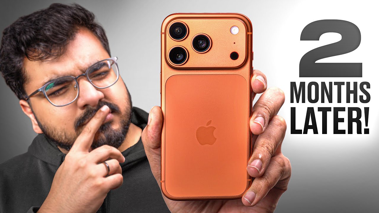 YouTube post by @GauraangArora for MagBak. Caption reads: Did We Judge the iPhone 17 Pro Too Soon?.