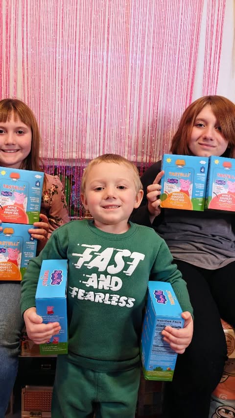 Instagram post by @lacey.officially for Tastelli. Caption reads: [...] bite” 😅 These were a BIG hit.....