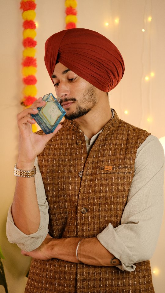 Instagram post by @the__urban__sikh for WILD STONE. Caption reads: One of the most balanced fragrance, Wild stone....