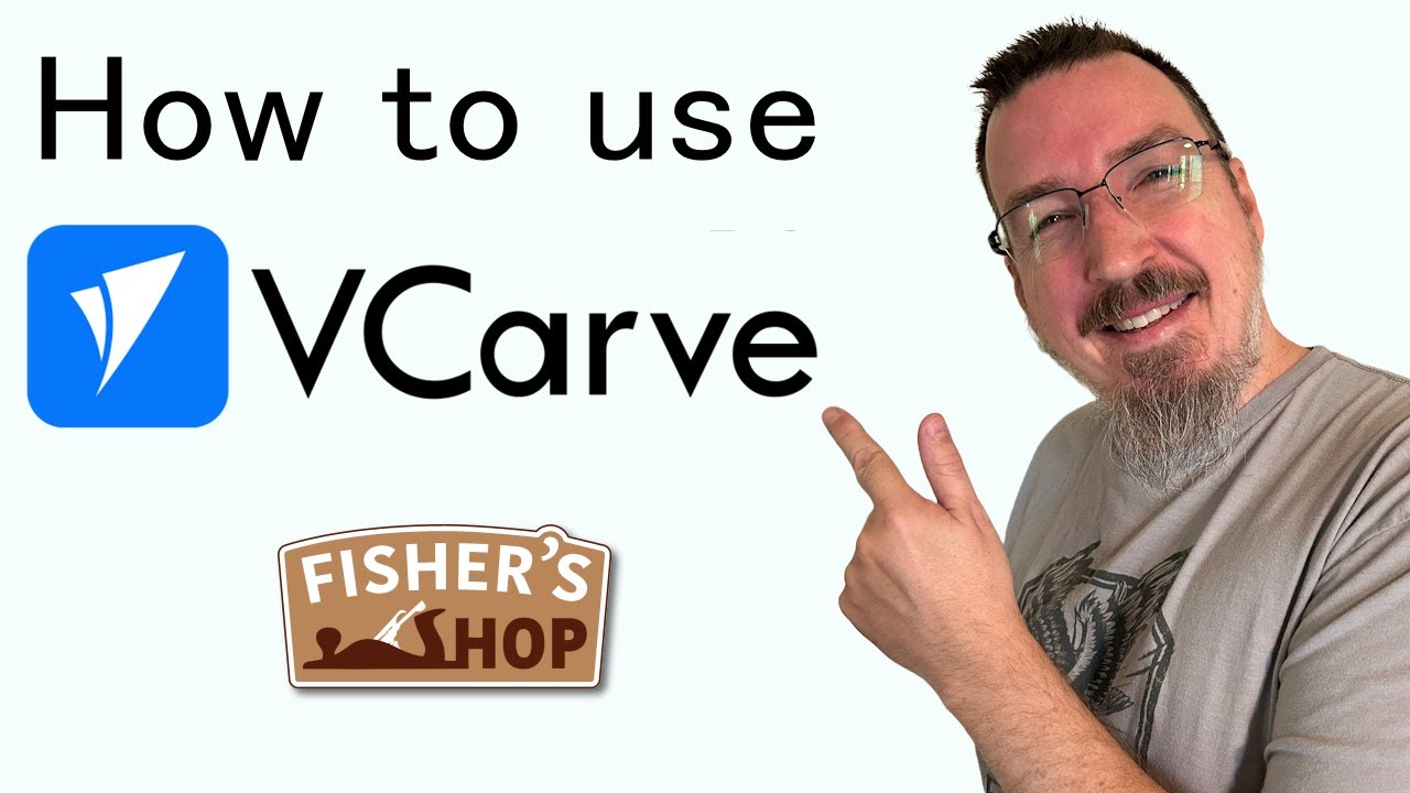 YouTube post by @FishersShop for SurfPrep sanding. Caption reads: How to use Vectric VCarve!.
