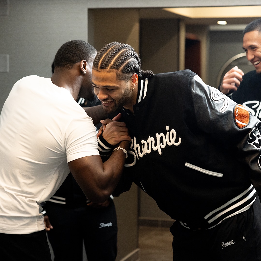 Instagram post by @romeodunze for Sharpie. Caption reads: Honored to rep @Sharpie last week to reflect on my....